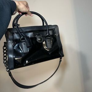 LIMITED EDITION black Michael Kors with lock and key